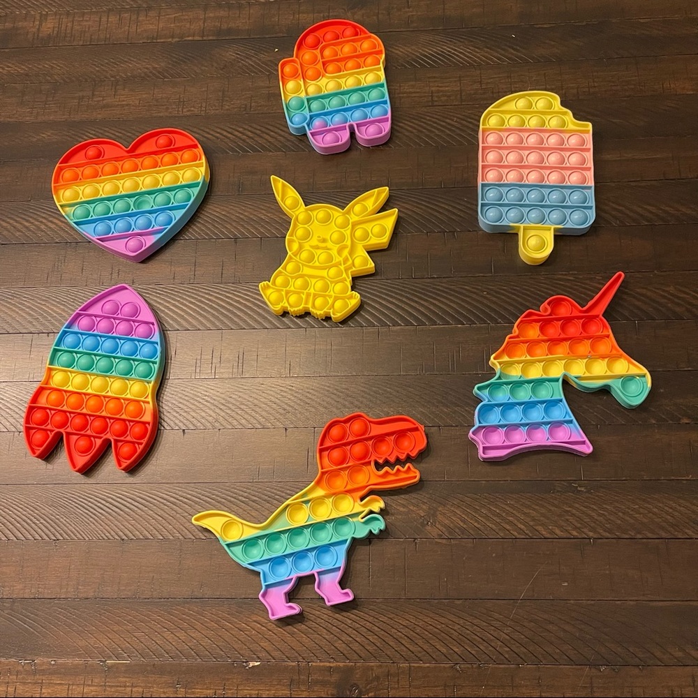 2 Pack Bubble Pop It Fidget Toys - Your‎ choice!